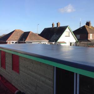 Fibreglass, flat roof, SJH, roofing, GRP